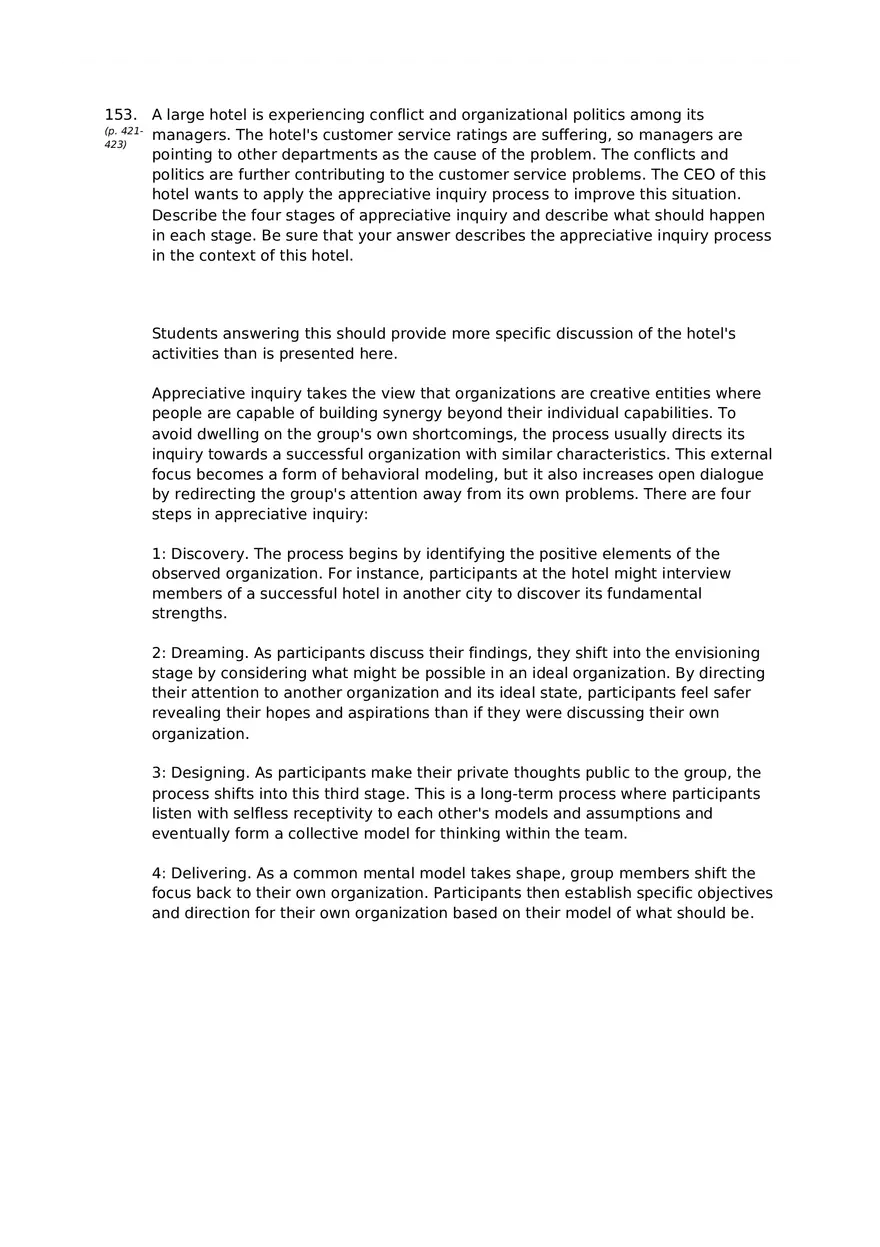 Chapter 15 Organizational Change Answer Key 6 - Page 8