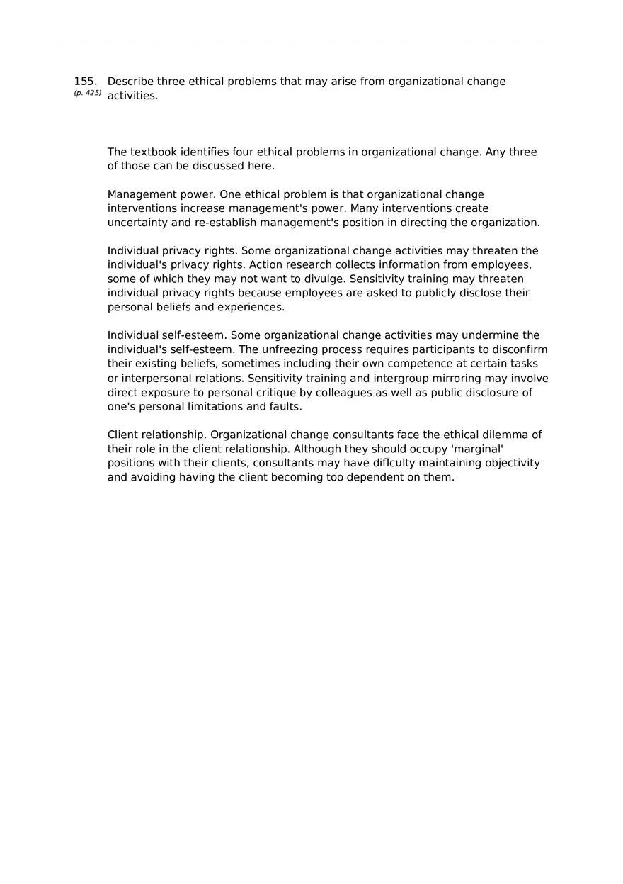 Chapter 15 Organizational Change Answer Key 6 - Page 10