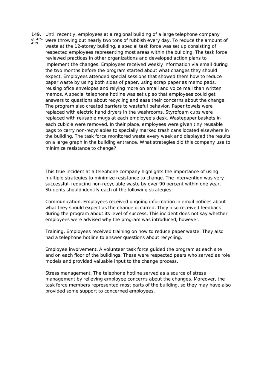 Chapter 15 Organizational Change Answer Key 6 - Page 3