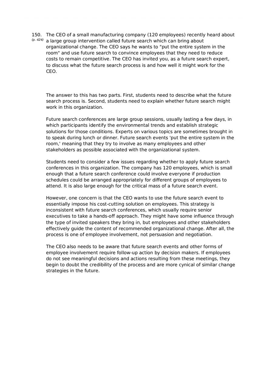 Chapter 15 Organizational Change Answer Key 6 - Page 5