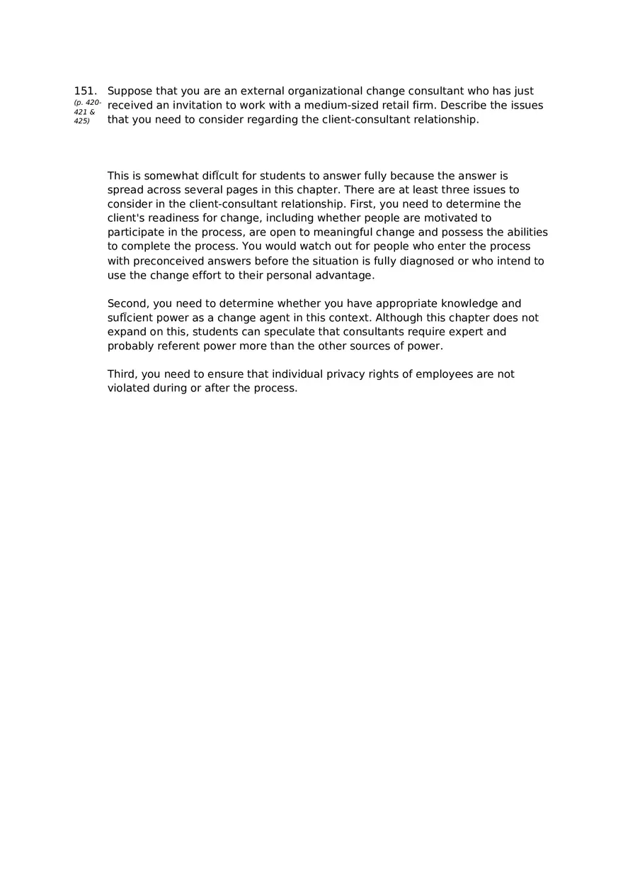 Chapter 15 Organizational Change Answer Key 6 - Page 6