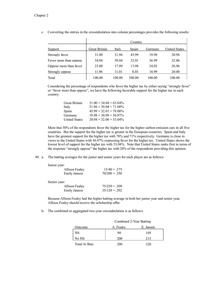 Descriptive Statistics - Tabular and Graphical Presentations Part 3 - Page 3