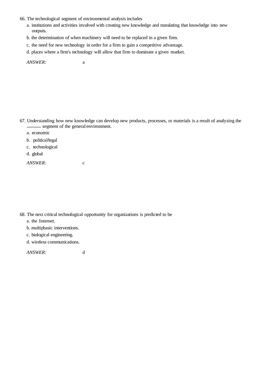 Strategic Management and Business Policy Conceptual Part 3 - Page 3