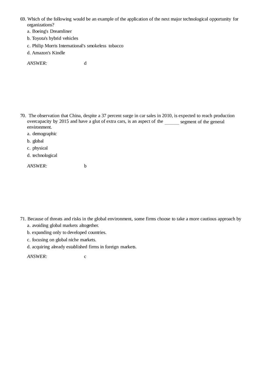 Strategic Management and Business Policy Conceptual Part 3 - Page 4