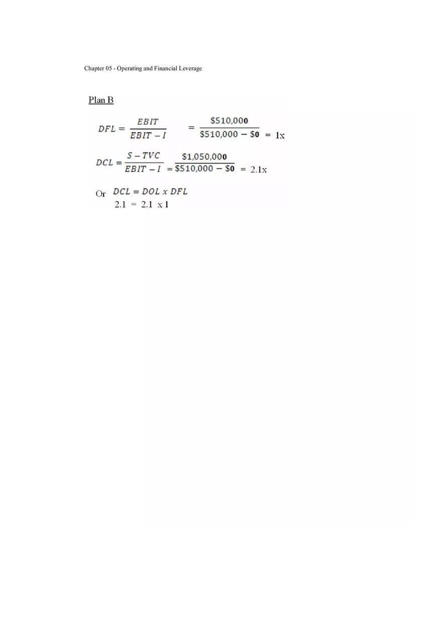 Operating and Financial Leverage Assignment Part 6 - Page 9