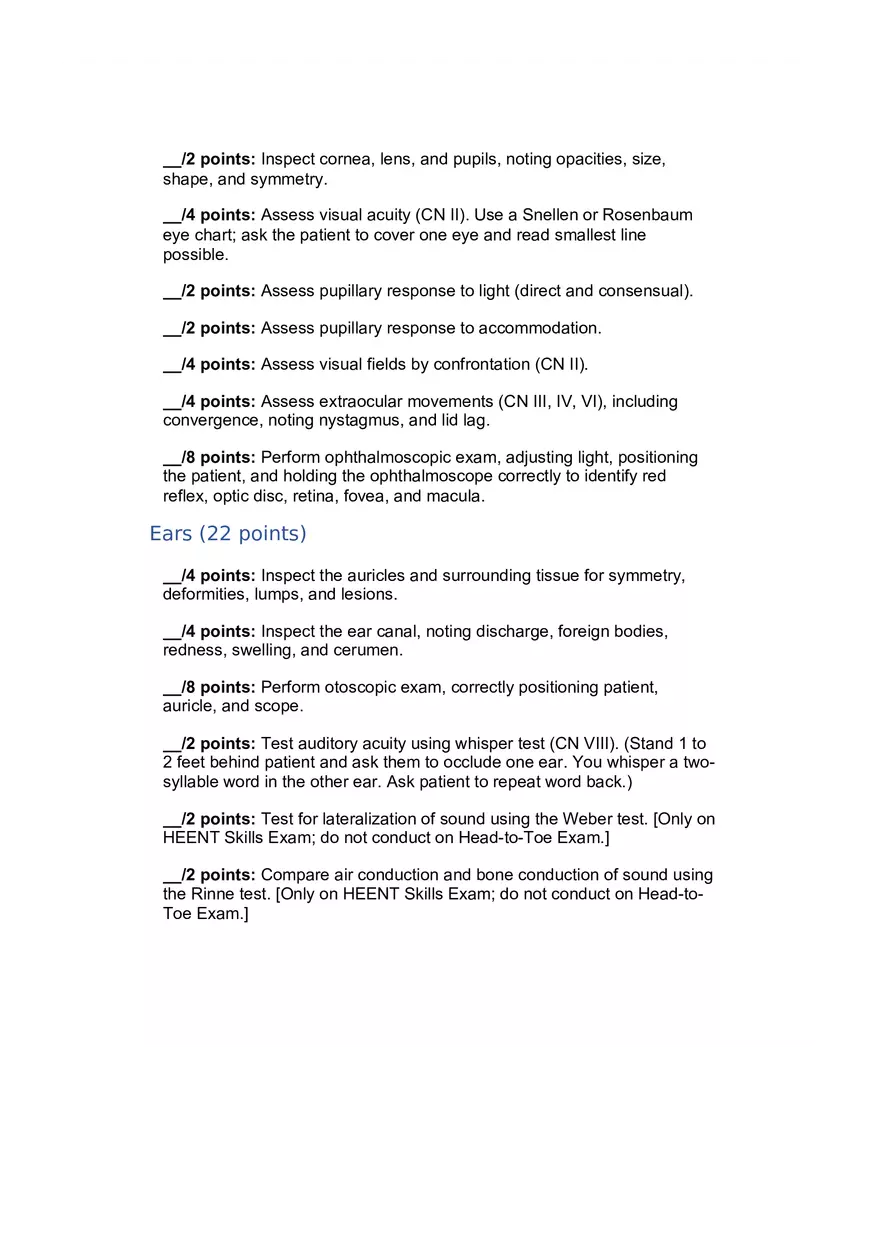Advanced Health Assessment - Practice Material - Page 2