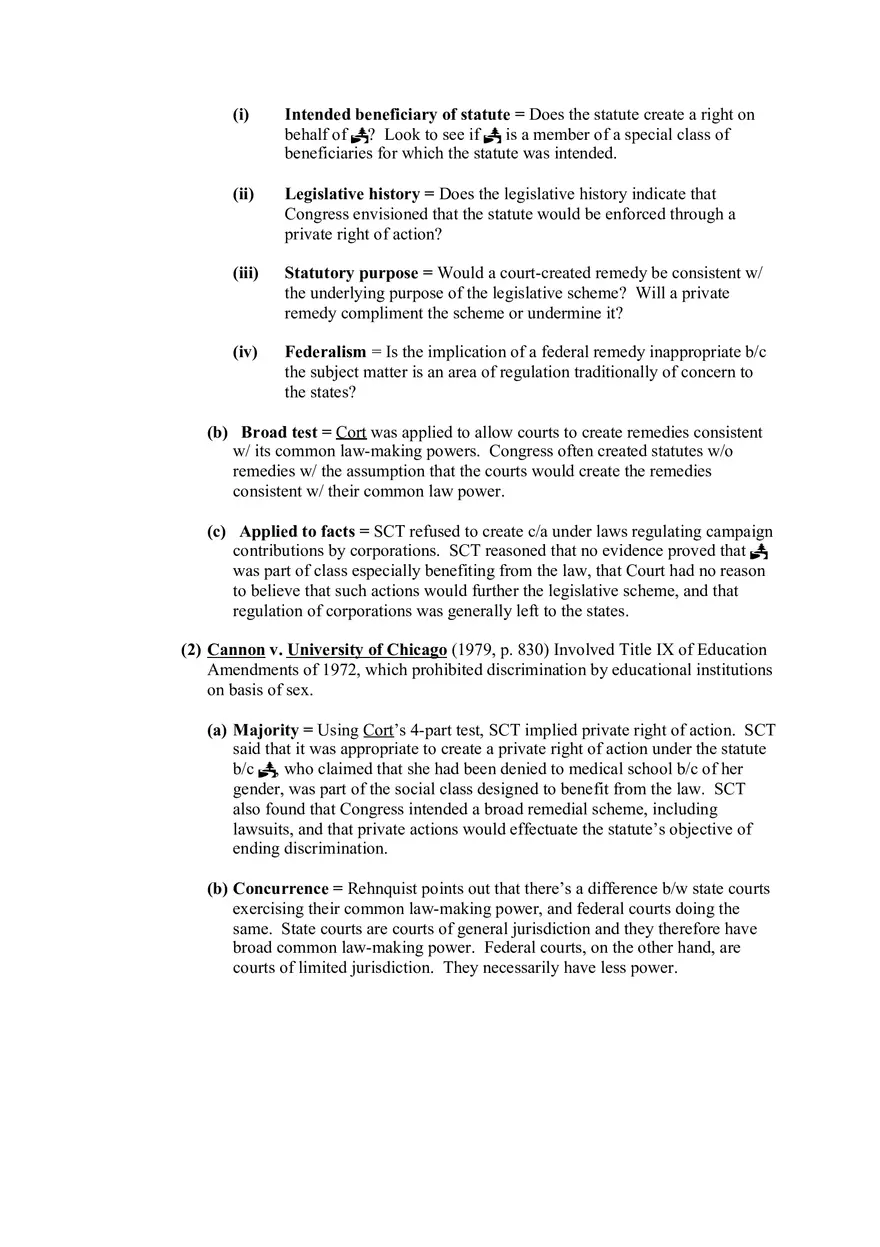 Federal Courts Outline Part 1 - Page 6