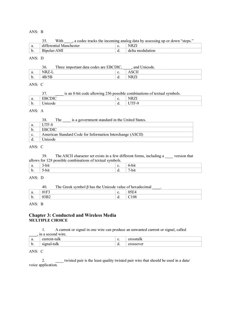 Introduction to Computer Networks Answer Key Part 1 - Page 9