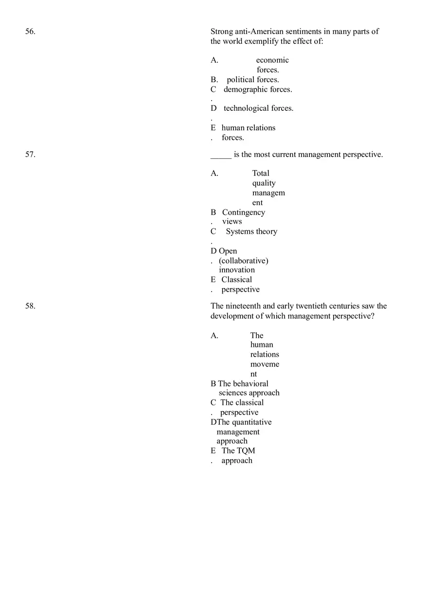 The Evolution of Management Thinking Questions Part 1 - Page 8