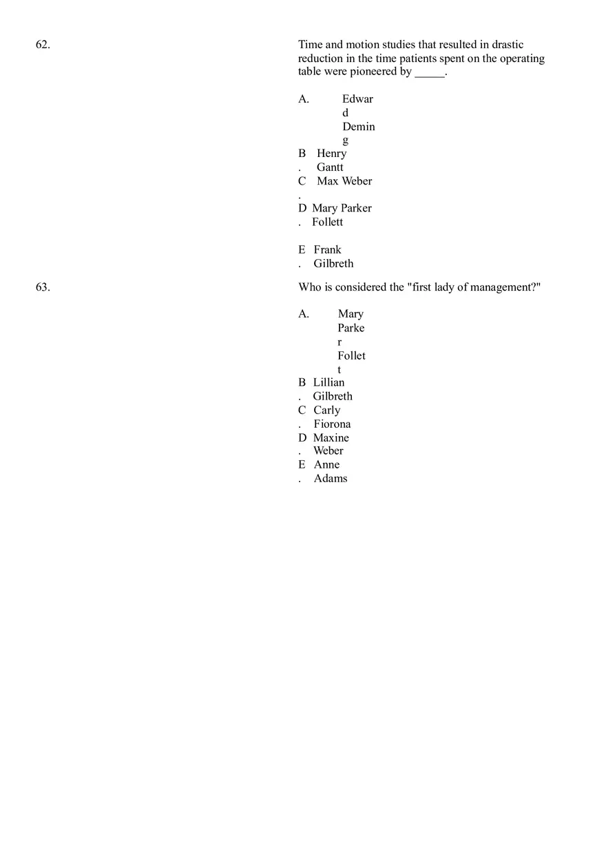 The Evolution of Management Thinking Questions Part 1 - Page 10