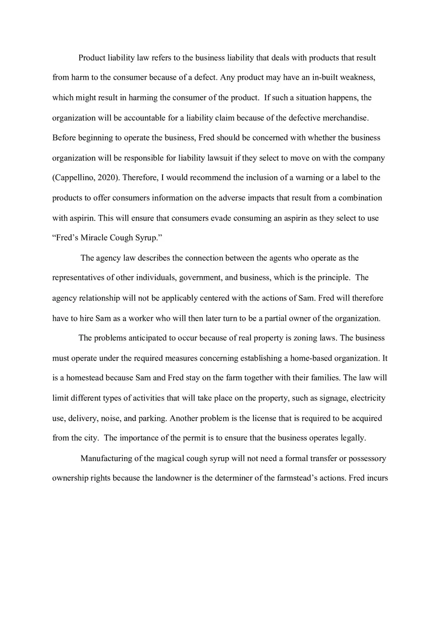 Starting a Homeopathic Cough Syrup Business - Page 2