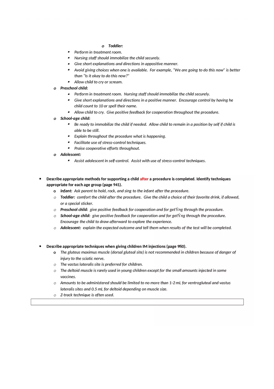 Growth and Development Module 1 Study Guide - Page 13