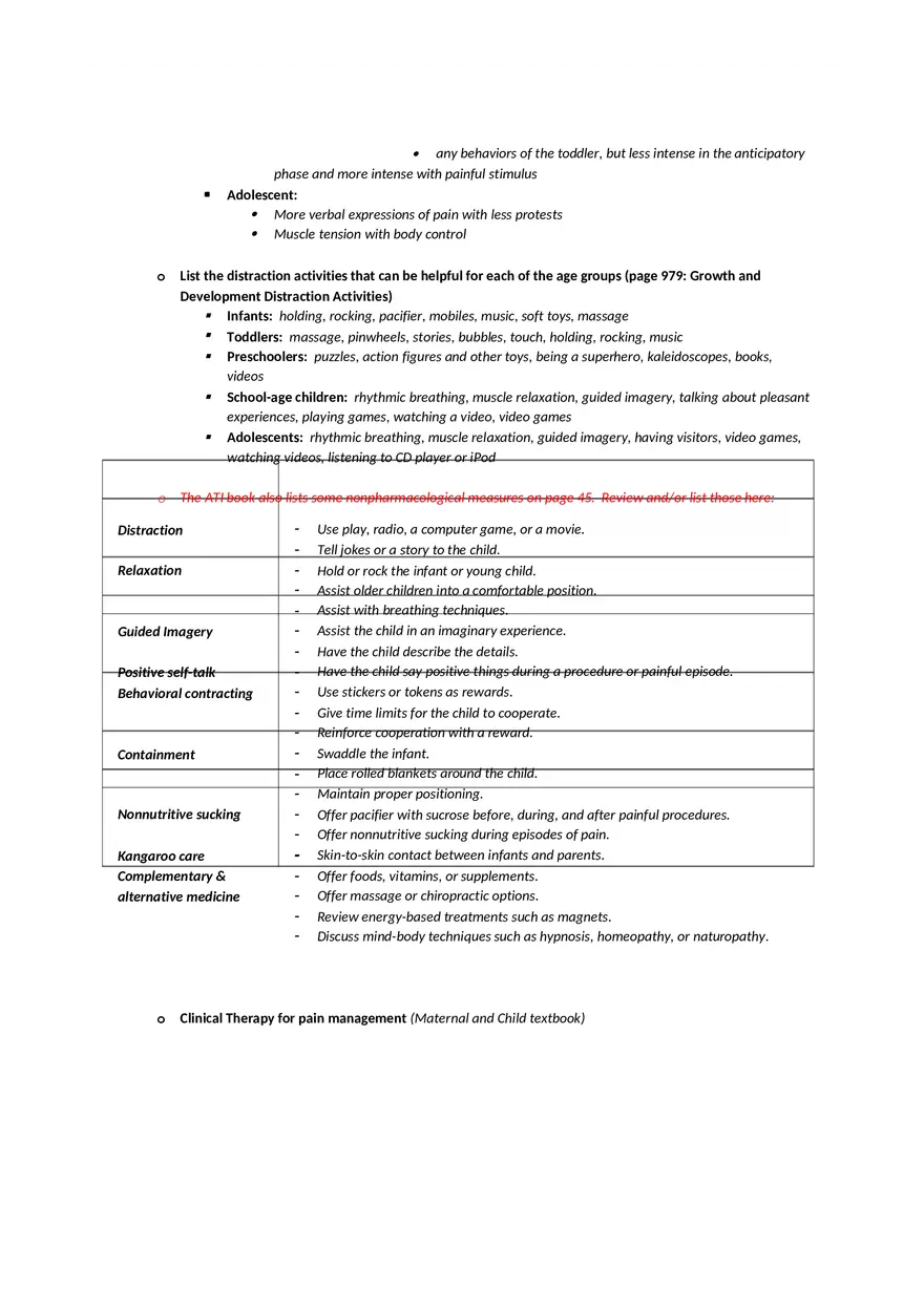 Growth and Development Module 1 Study Guide - Page 3