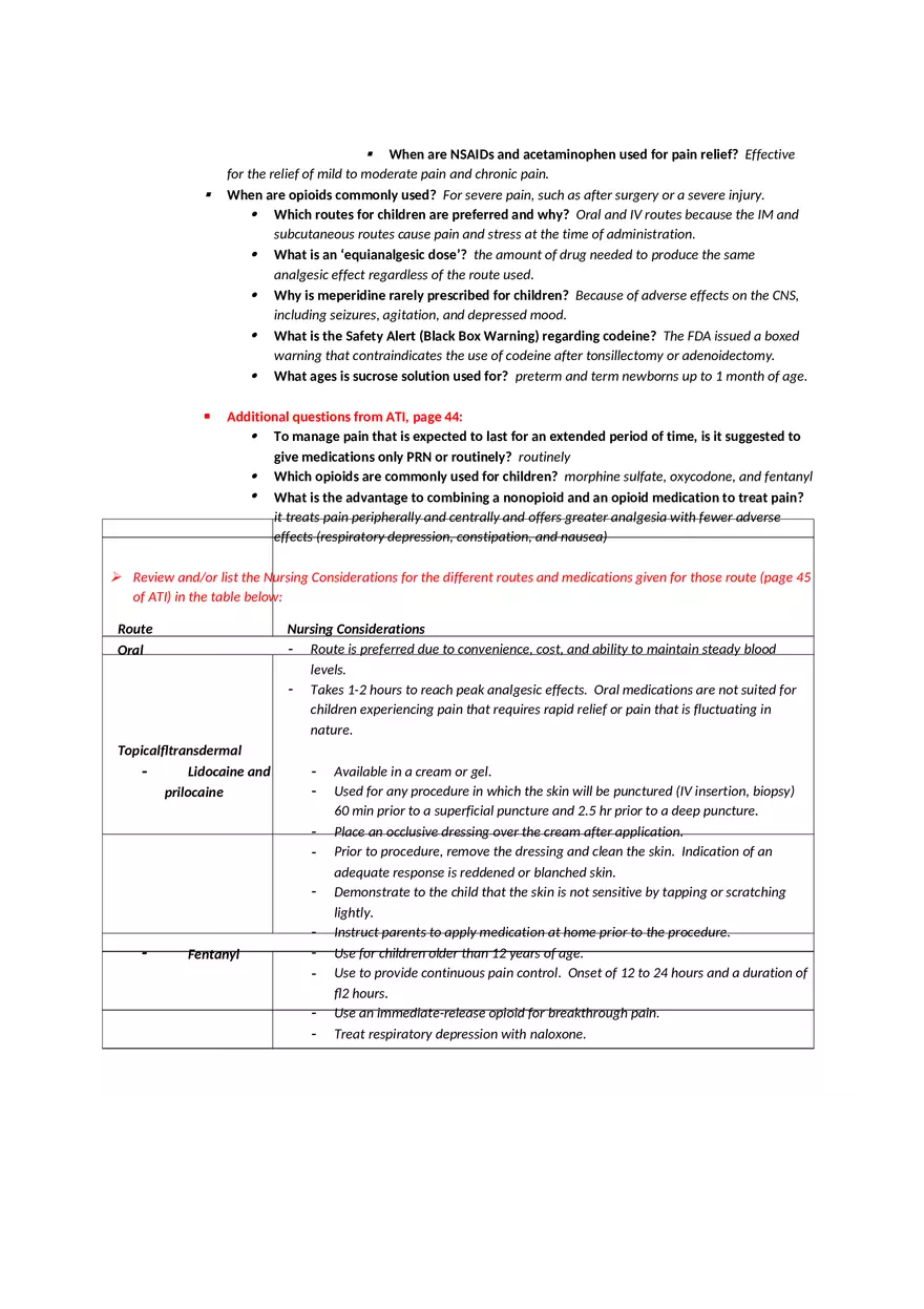 Growth and Development Module 1 Study Guide - Page 4