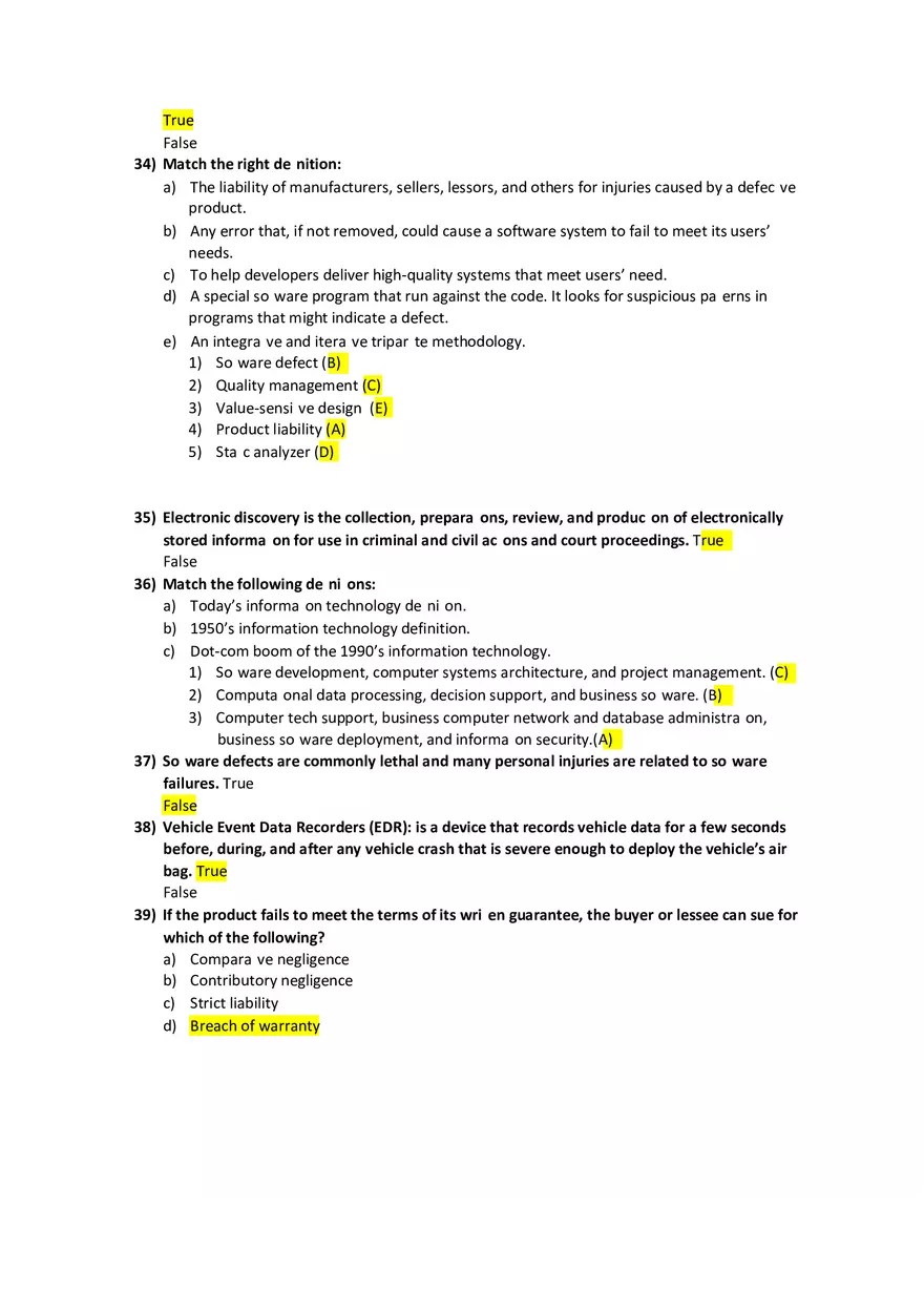 Computing Ethics and Society Answer Key 1 - Page 8