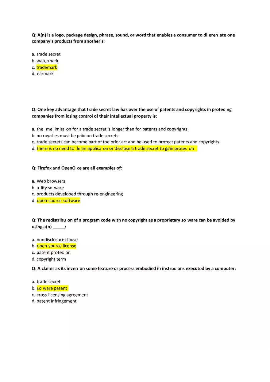 Computing Ethics and Society Answer Key 1 - Page 12