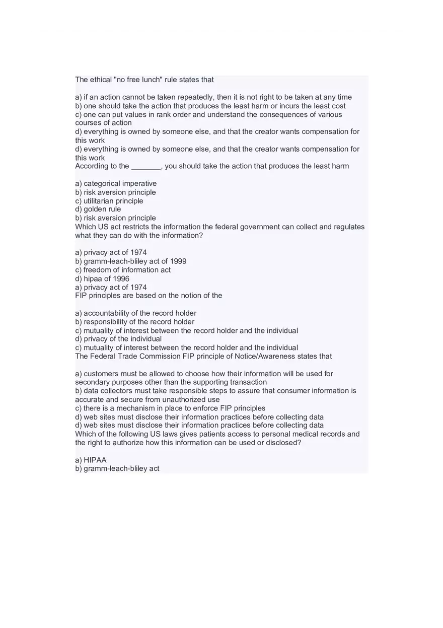 Introduction to Information Systems and Data Analytics Answers Part 6 - Page 2