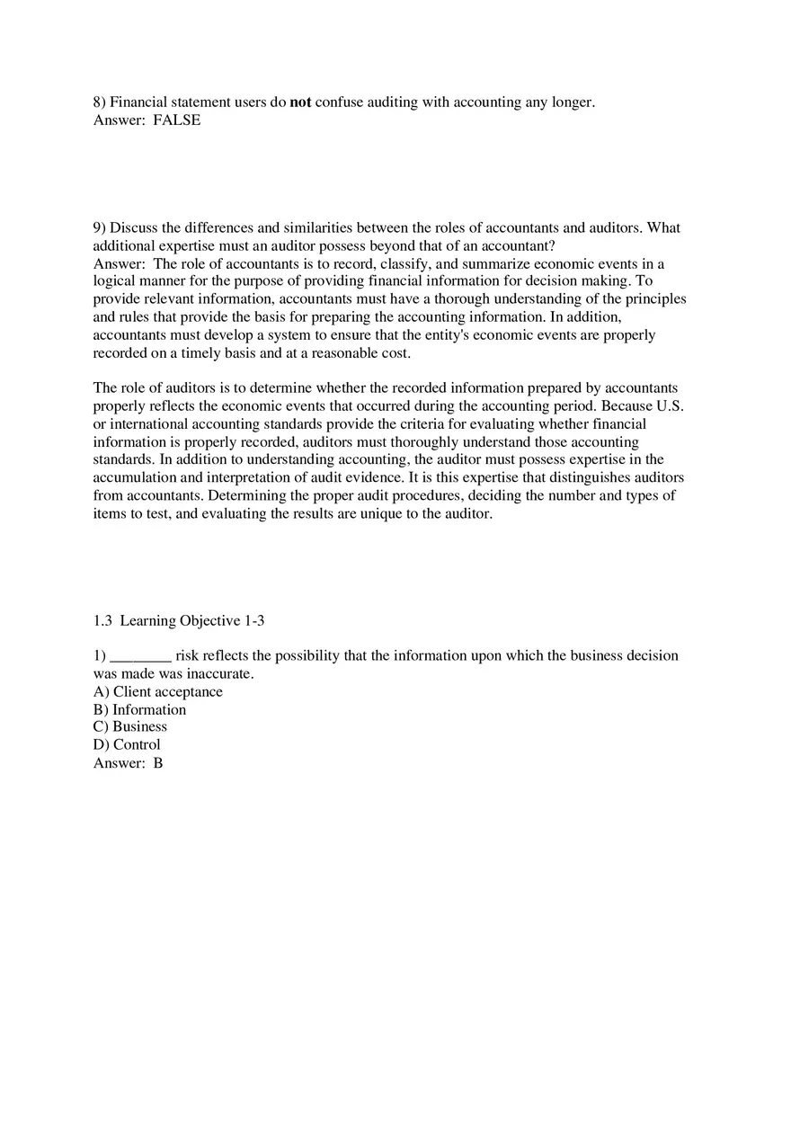 The Demand for Audit and Other Assurance Services Part 1 - Page 8