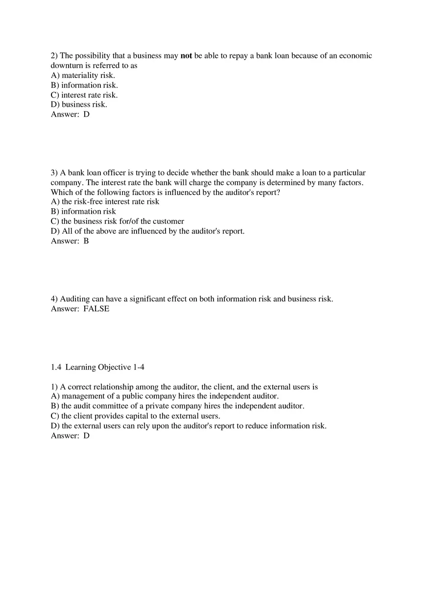 The Demand for Audit and Other Assurance Services Part 1 - Page 9