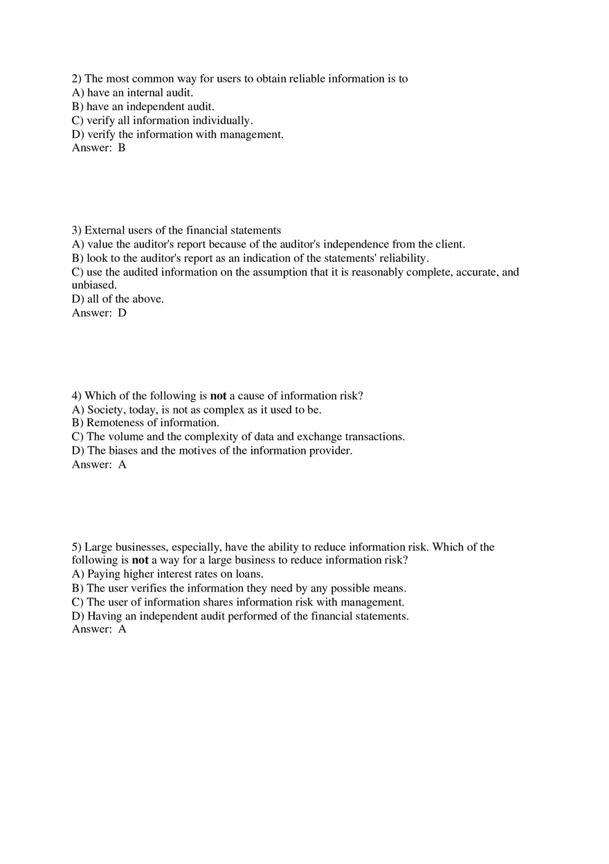 The Demand for Audit and Other Assurance Services Part 1 - Page 10