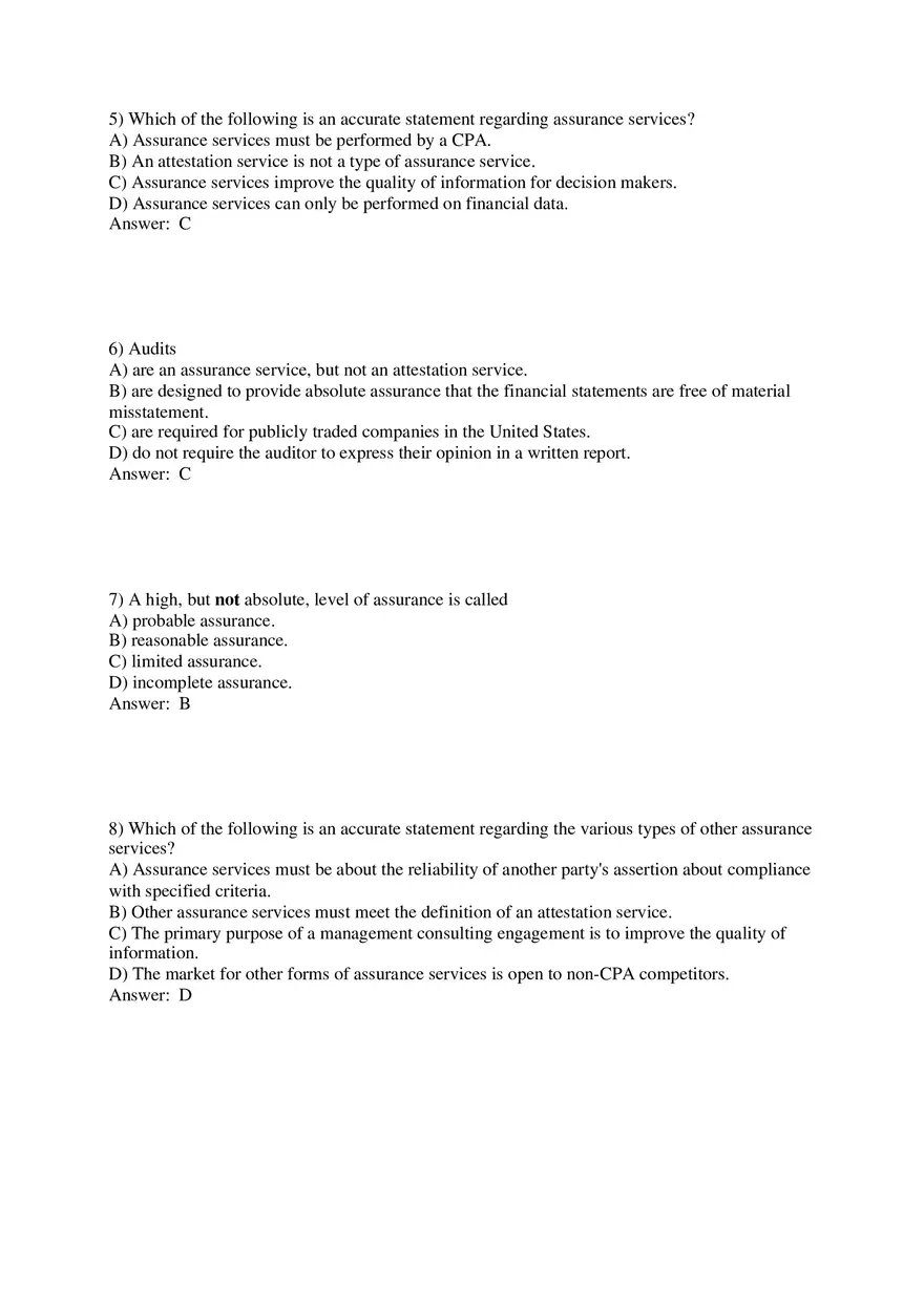 The Demand for Audit and Other Assurance Services Part 1 - Page 3
