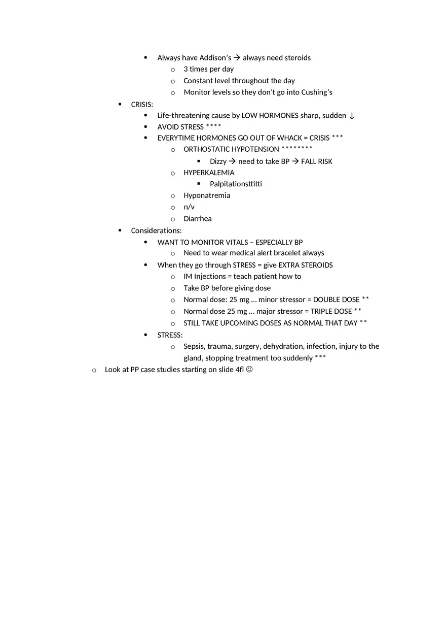 Adult Health HESI Study Guide Part 4 - Page 7