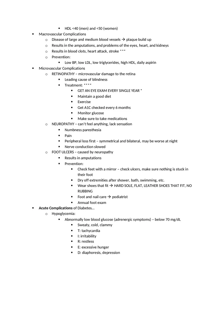 Adult Health HESI Study Guide Part 4 - Page 8
