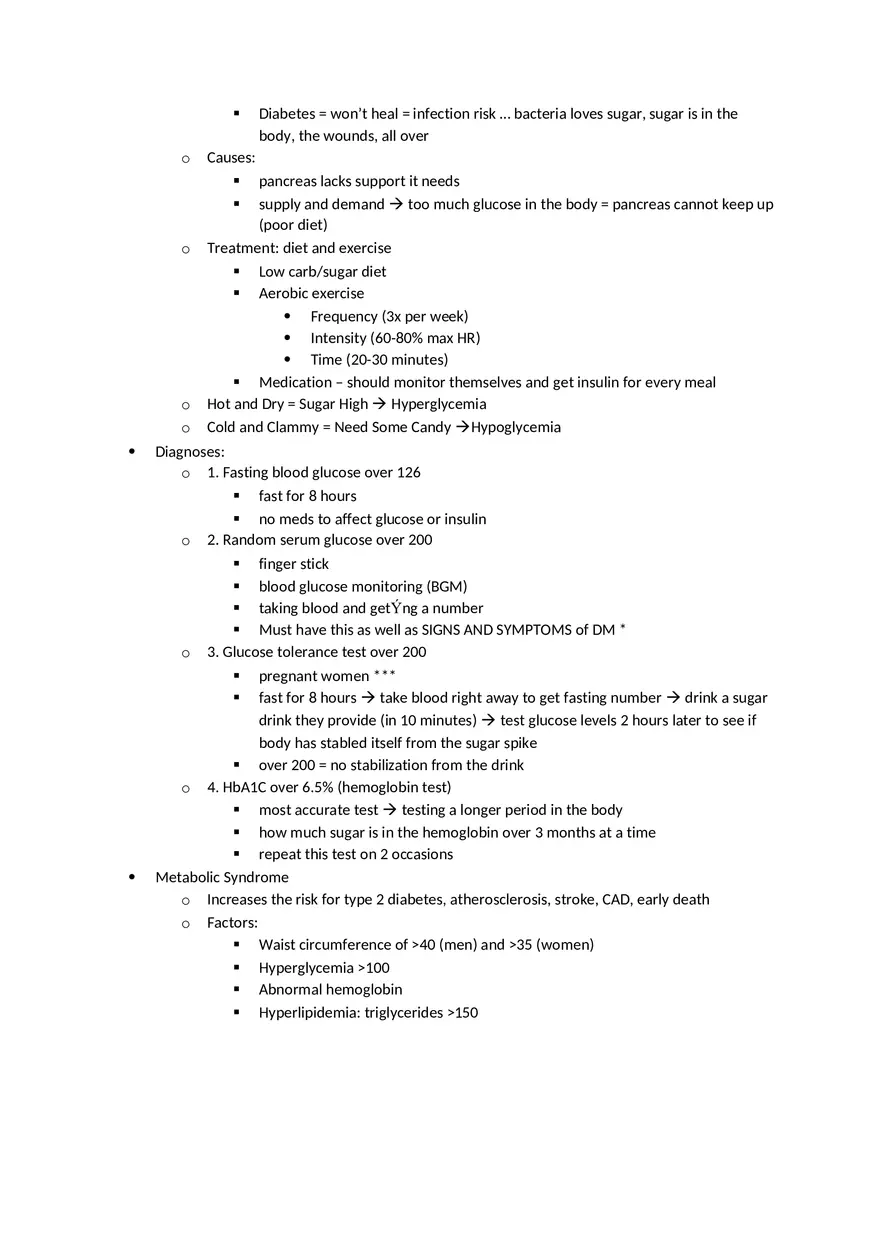 Adult Health HESI Study Guide Part 4 - Page 2