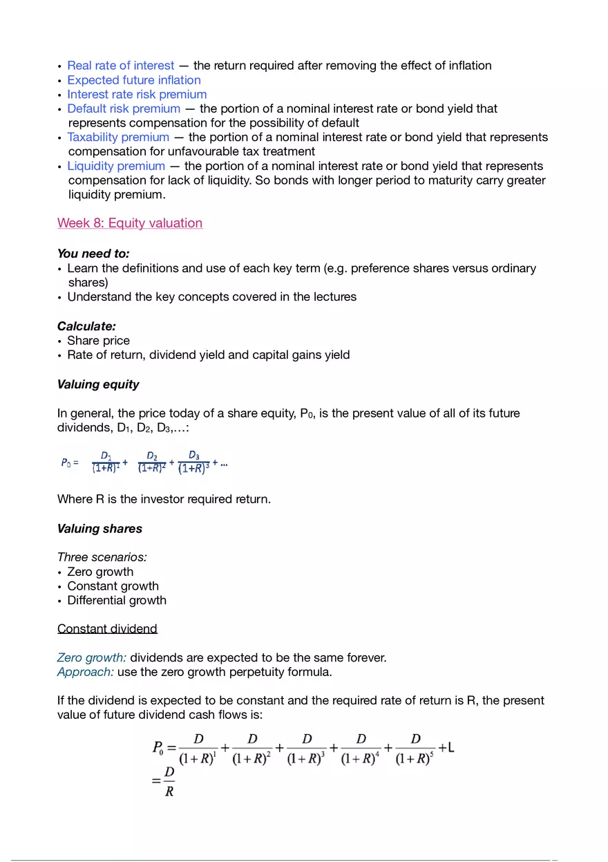 Business Finance Lecture 11 - Page 12