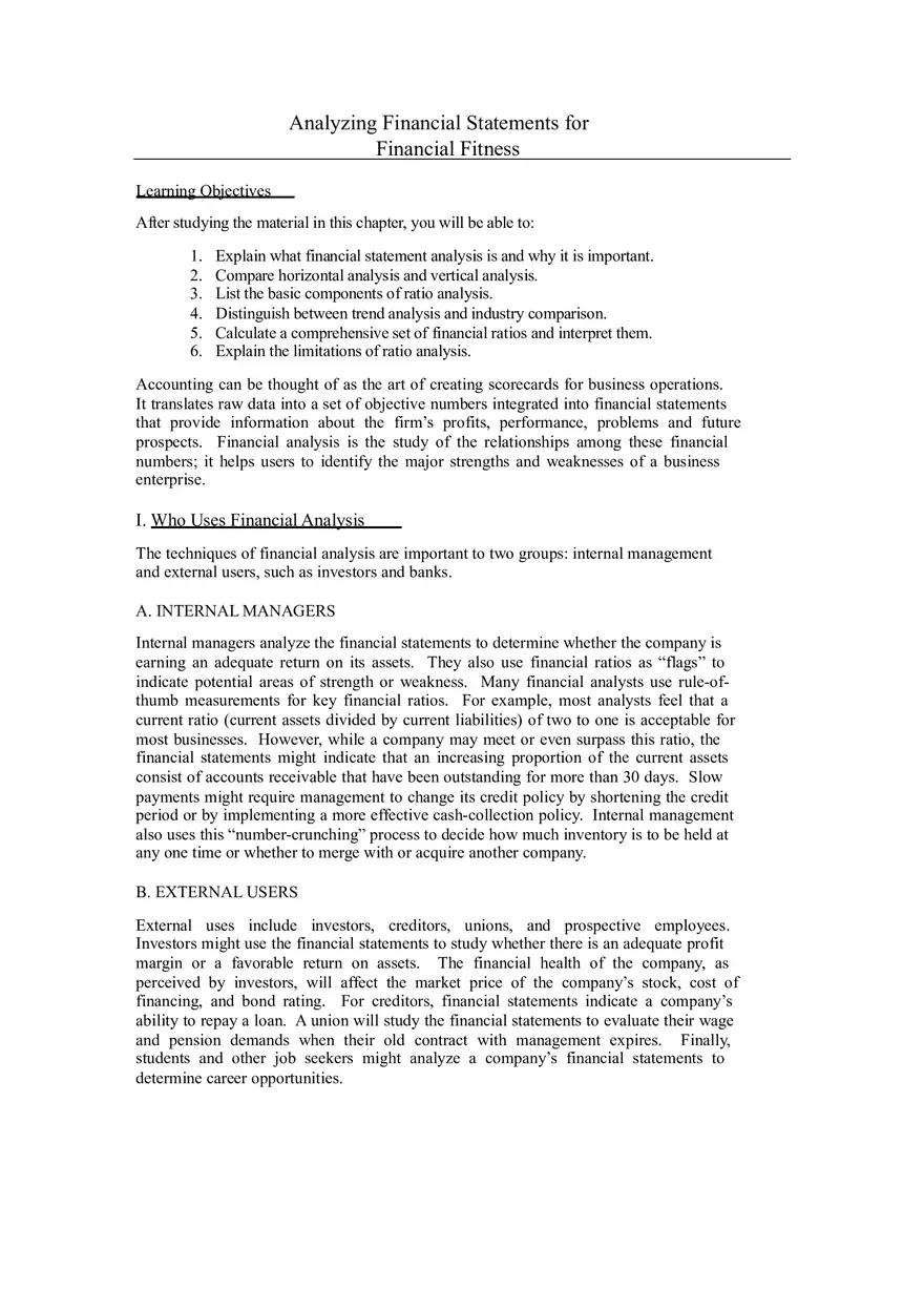 Building Blocks In Financial Forecasting - Page 1