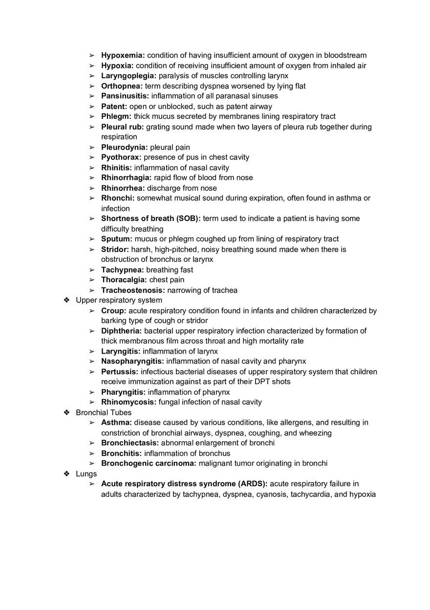 Ch. 7 - Respiratory System - Page 7