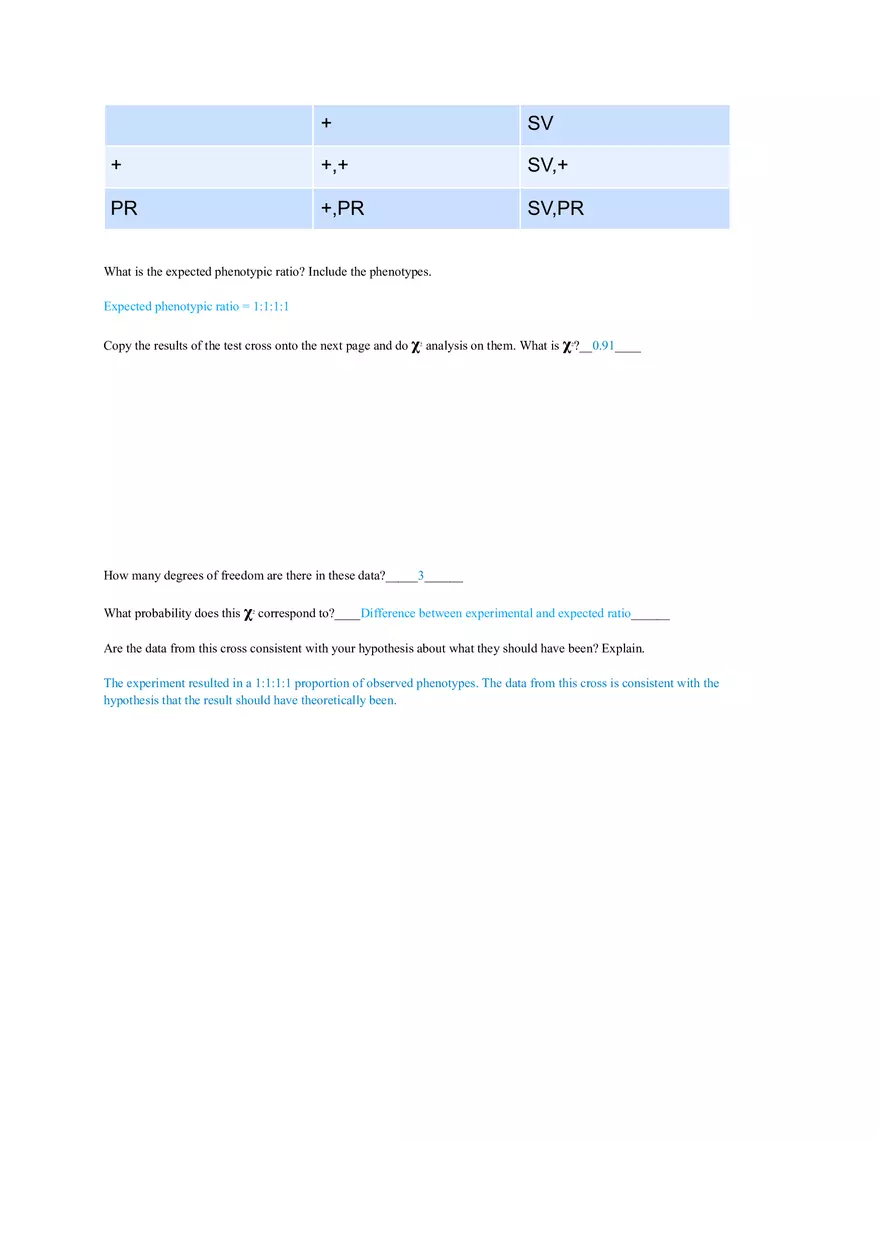 Fly Lab Report - Genetics - Page 3
