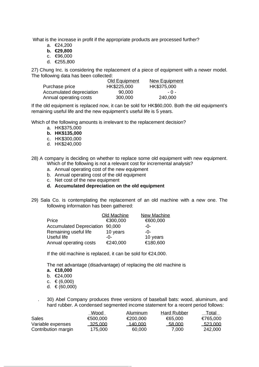 Internal Reports Answer Key - Page 7