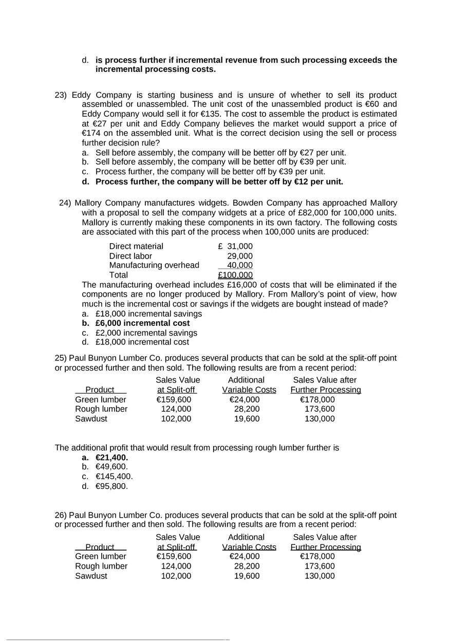 Internal Reports Answer Key - Page 6