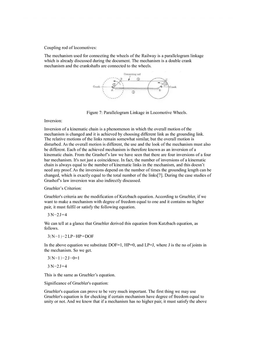 Grashof's Law and Inversion - Page 4