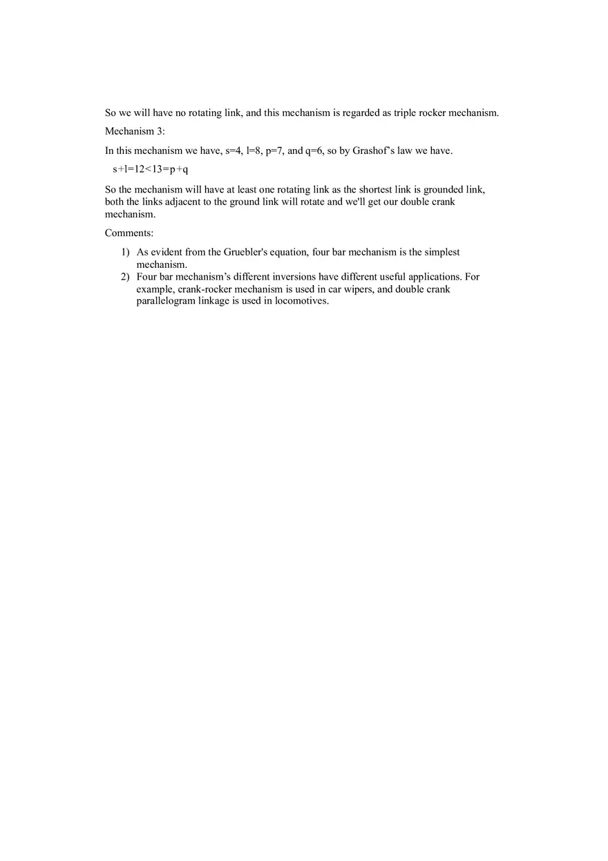 Grashof's Law and Inversion - Page 6