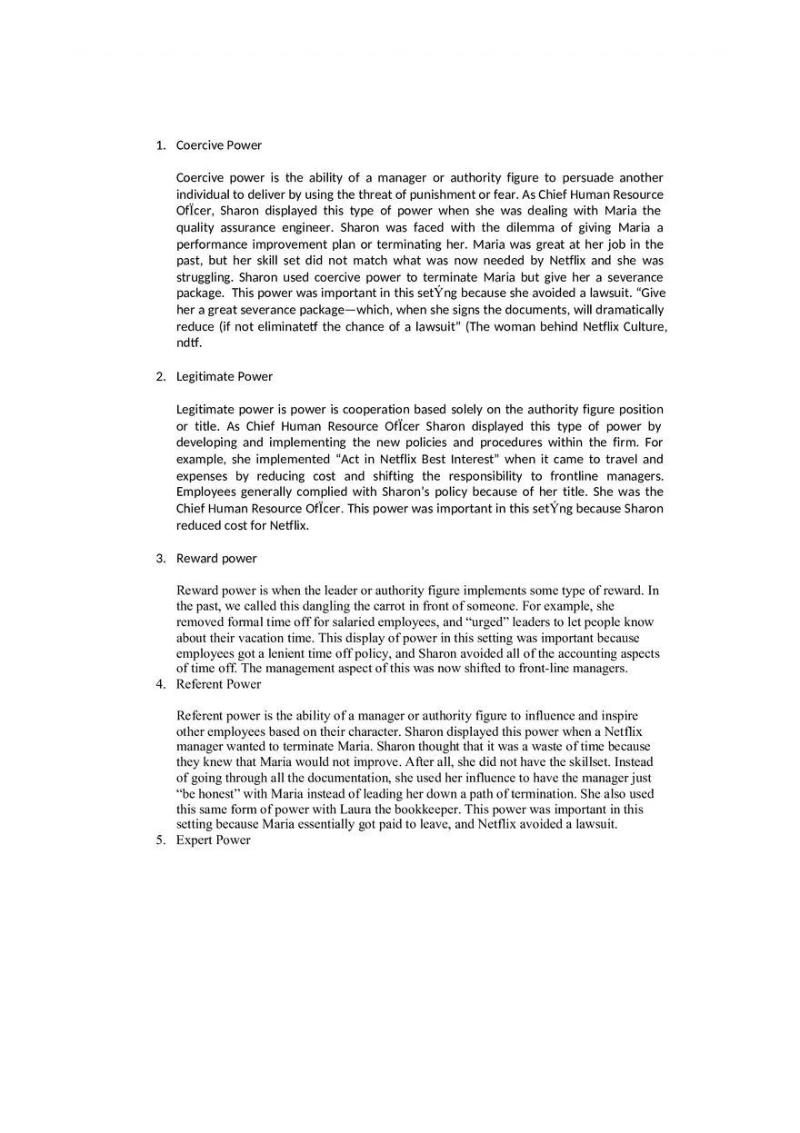 Coercive Power - Page 1