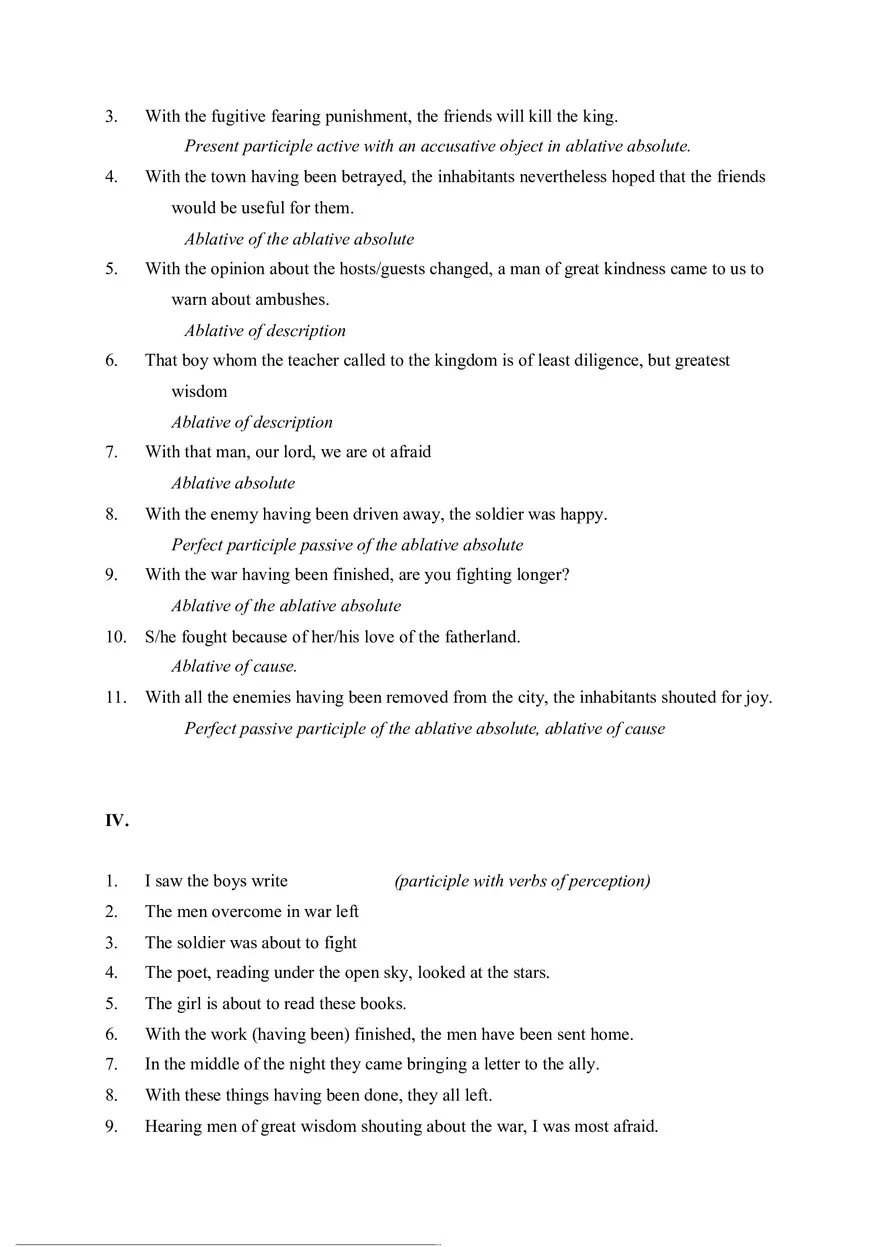 Answer Key for Latin. An Intensive Course Part 5 - Page 9