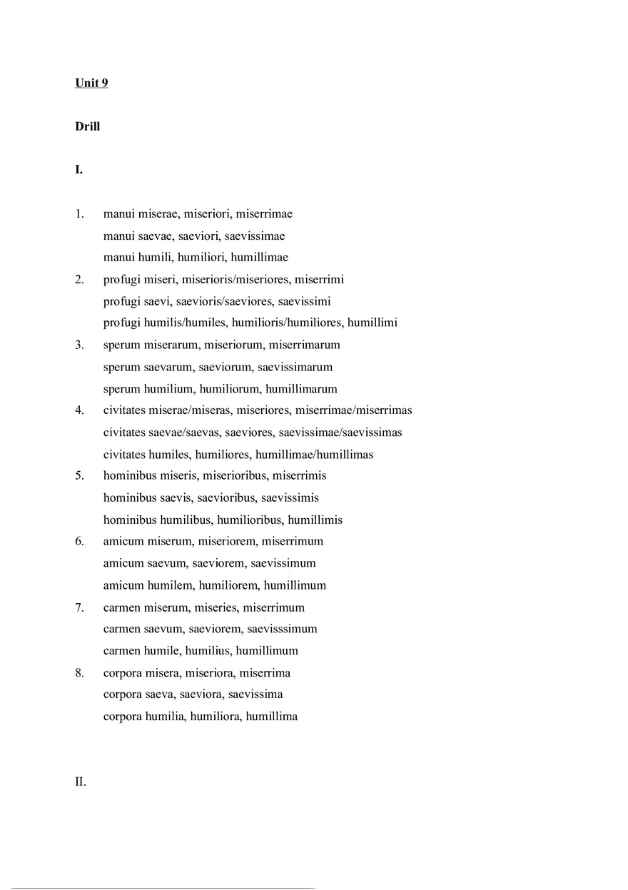 Answer Key for Latin. An Intensive Course Part 5 - Page 2