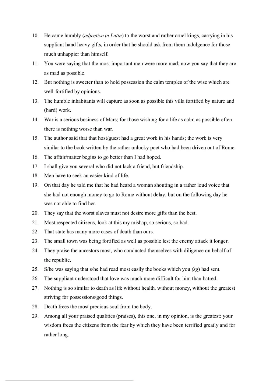 Answer Key for Latin. An Intensive Course Part 5 - Page 5