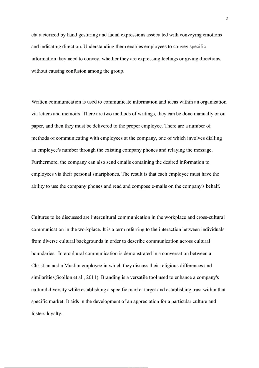 HR Memorandum to Employees - Page 2