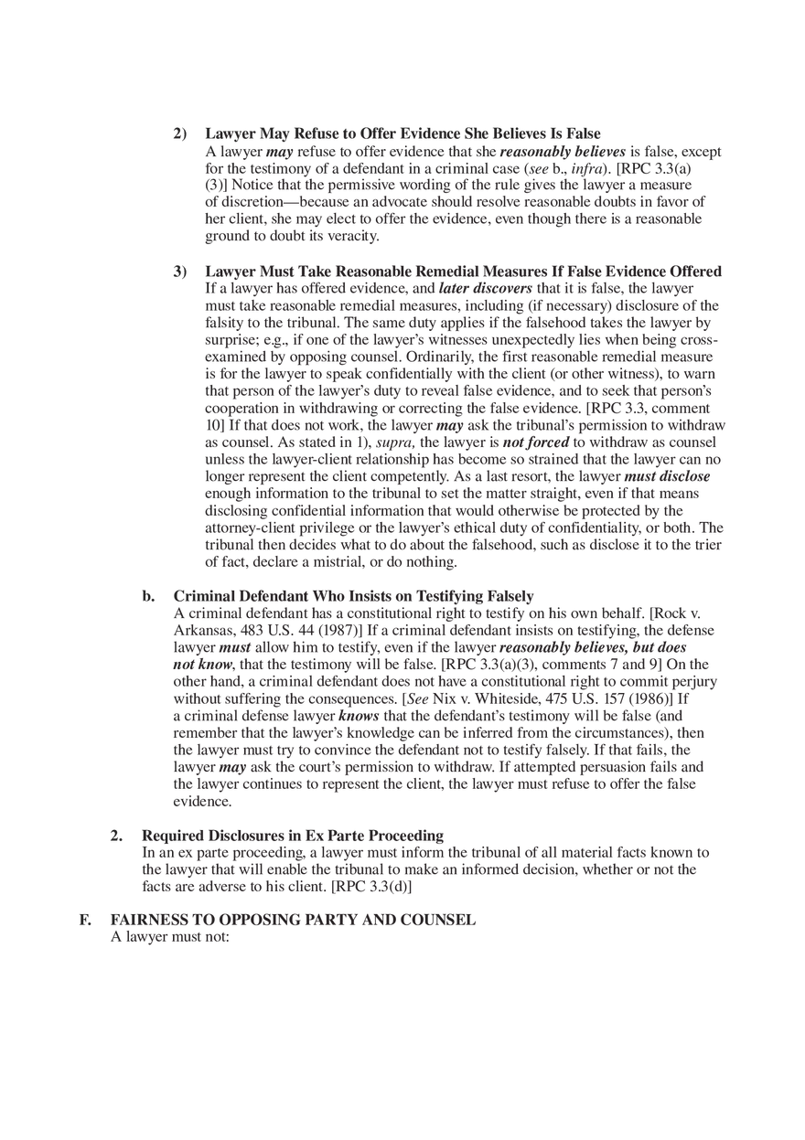 Professional Responsibility Guide Part 5 - Page 3