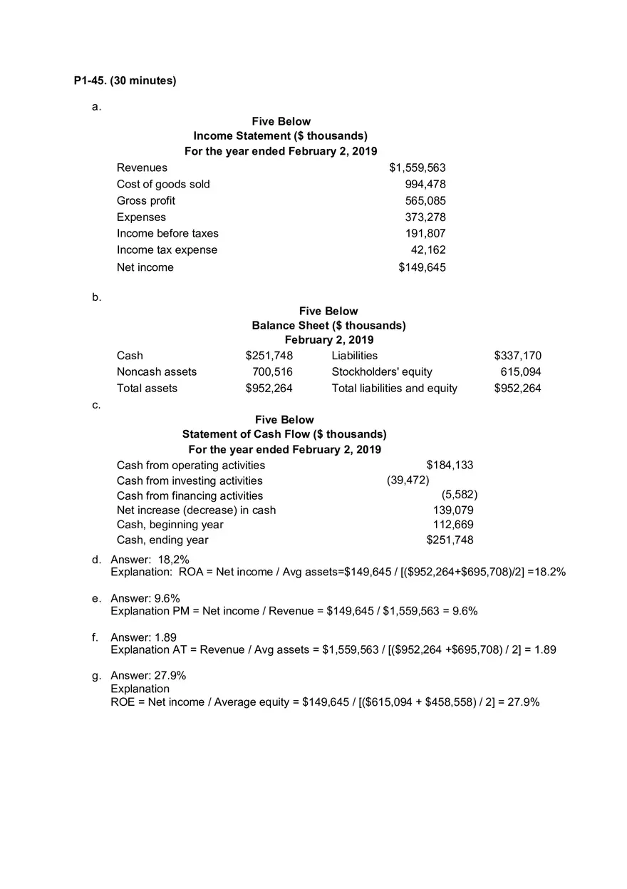 Solutions and Test Bank For Financial Statement Analysis and Valuation - Page 10