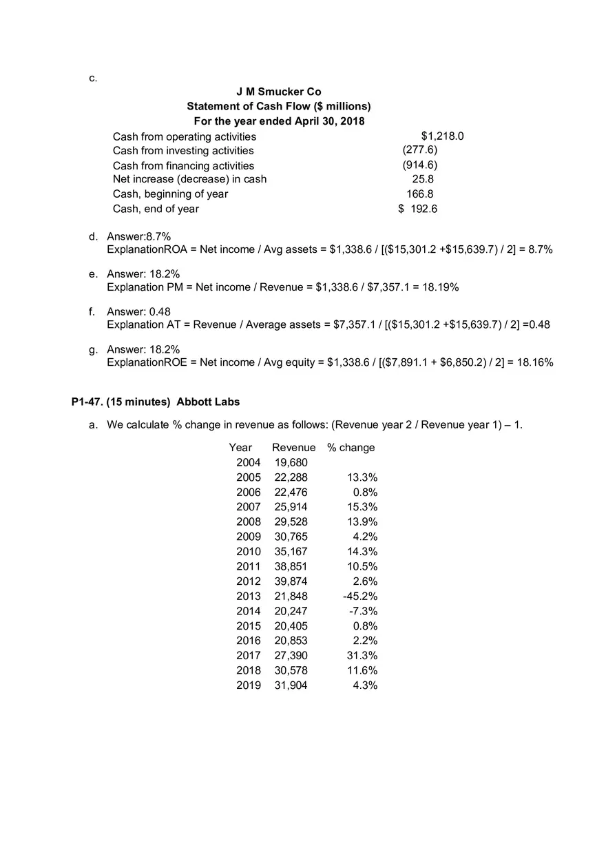 Solutions and Test Bank For Financial Statement Analysis and Valuation - Page 12
