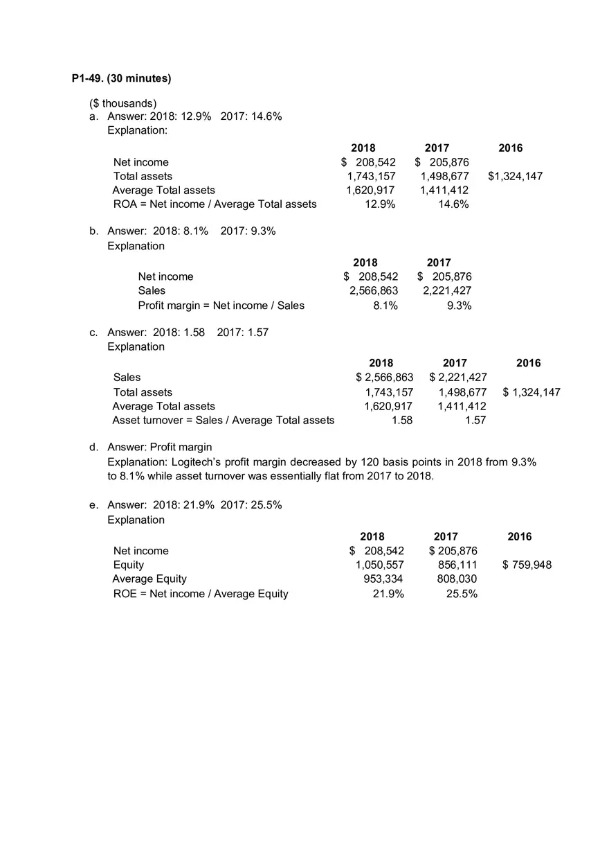 Solutions and Test Bank For Financial Statement Analysis and Valuation - Page 15
