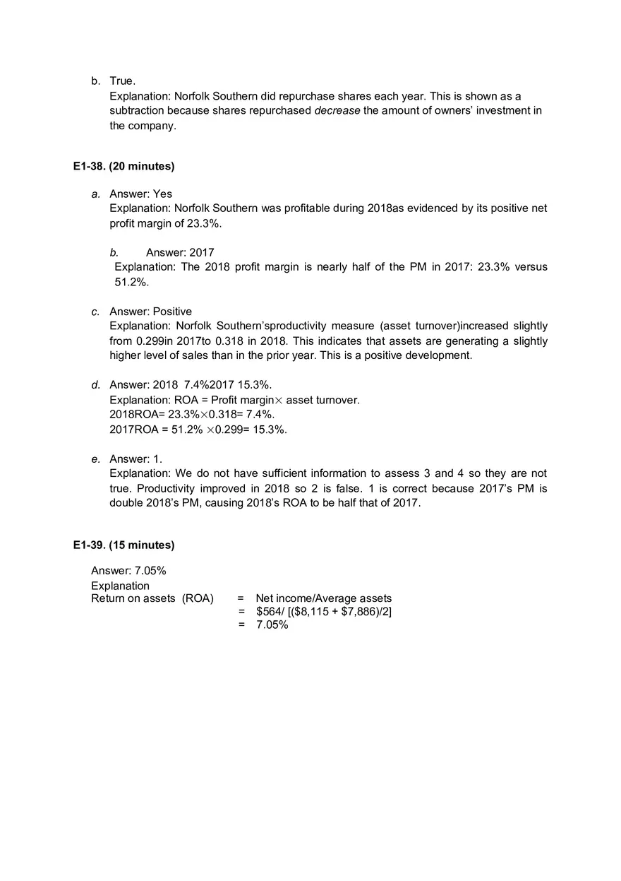 Solutions and Test Bank For Financial Statement Analysis and Valuation - Page 5
