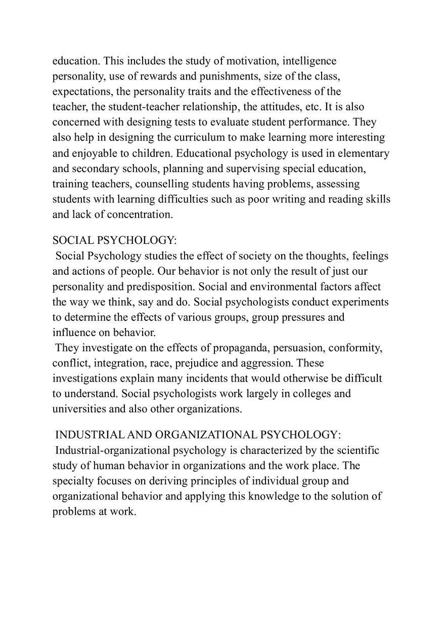 Scope of Psychology - Page 3