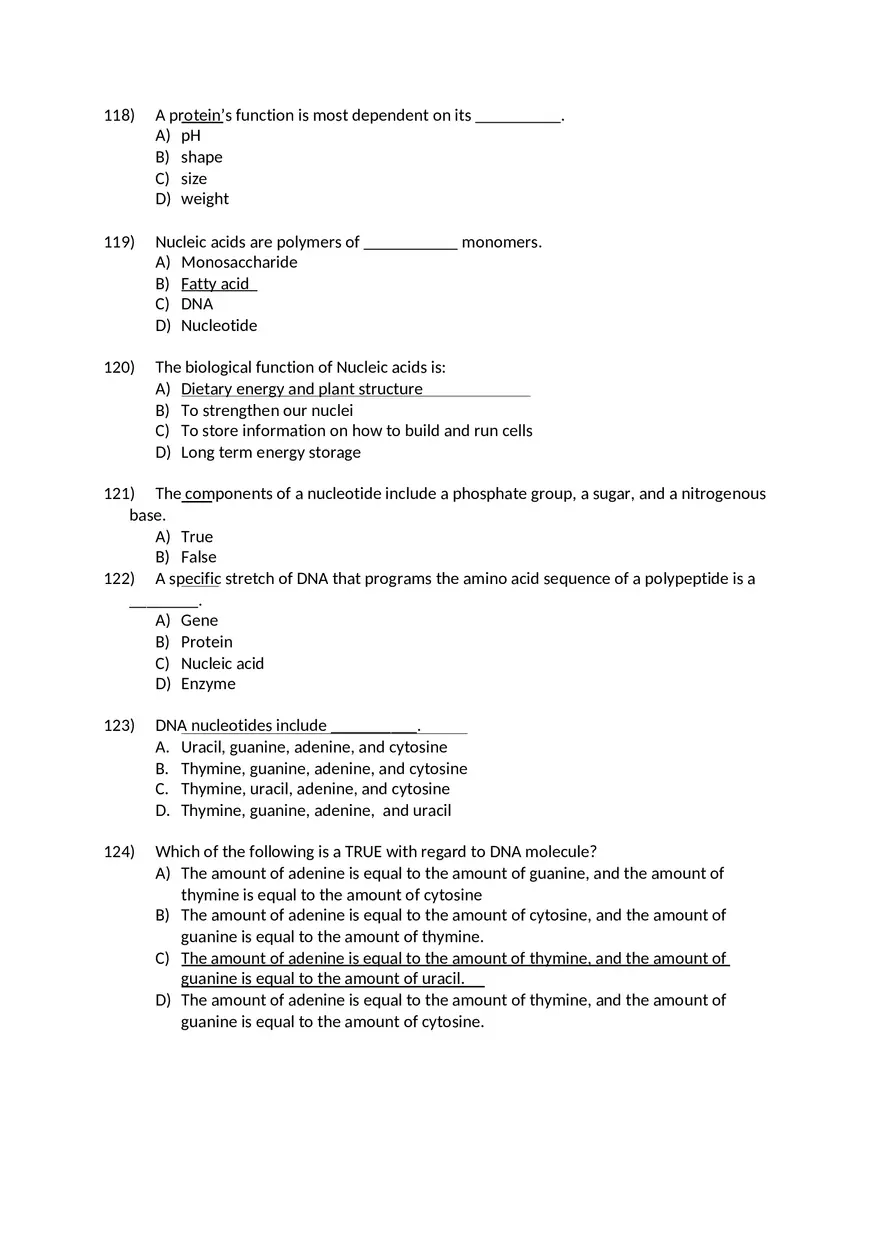 Campbell Essential Bio Test with Answers 2 - Page 9