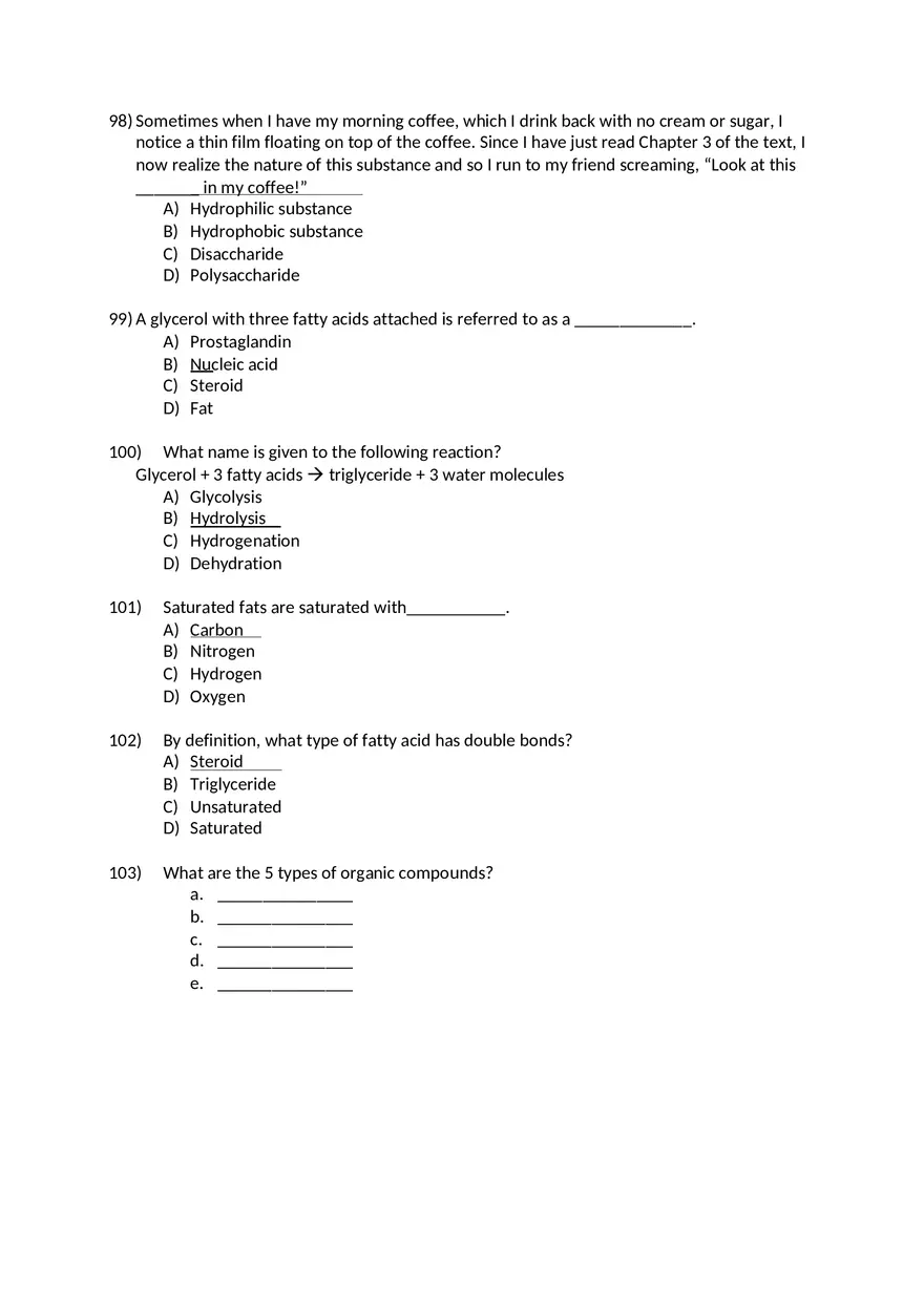 Campbell Essential Bio Test with Answers 2 - Page 6