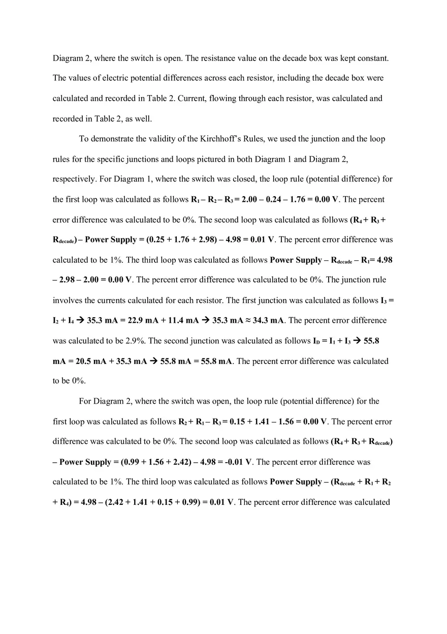 Lab Report DC Circuits - Page 3